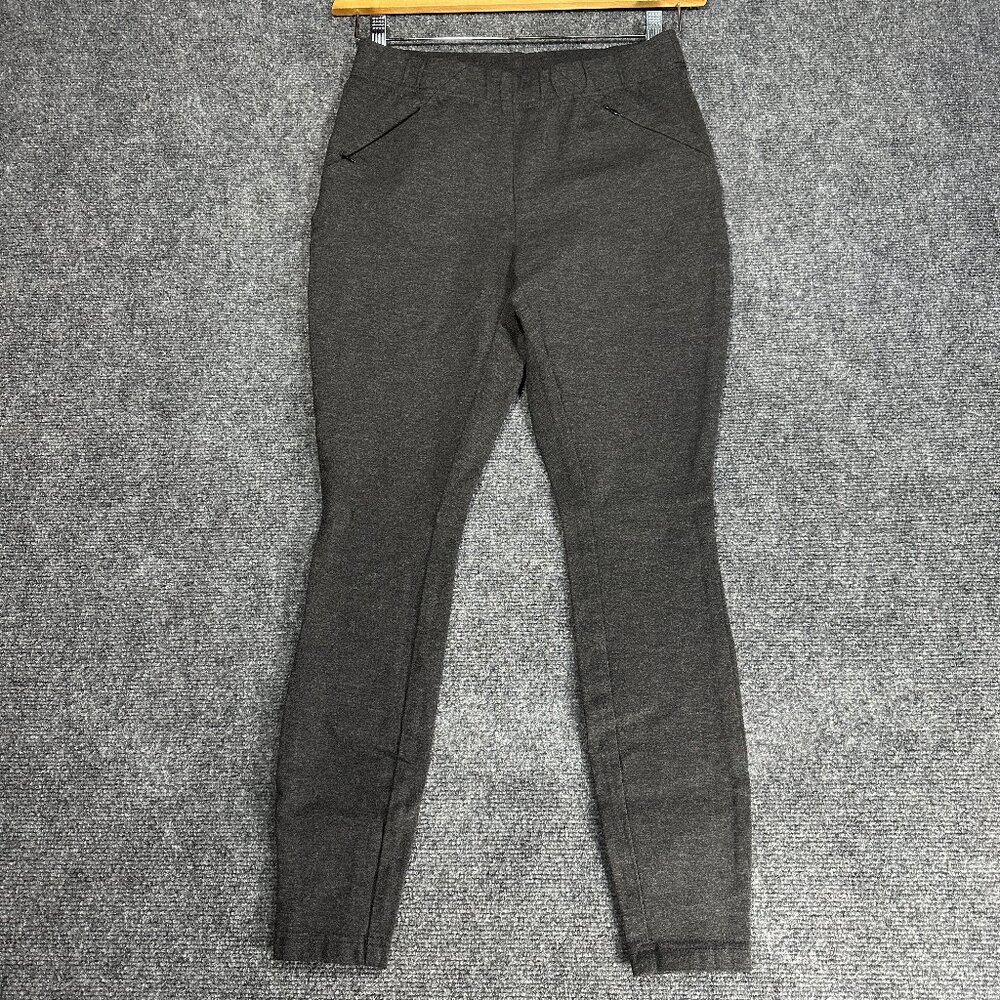 J Jill Pants Womens XS  Ponte Legging Gray Stretch Elastic Waist Tapered Leg